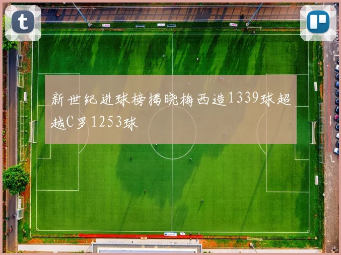 新世纪进球榜揭晓梅西造1339球超越C罗1253球